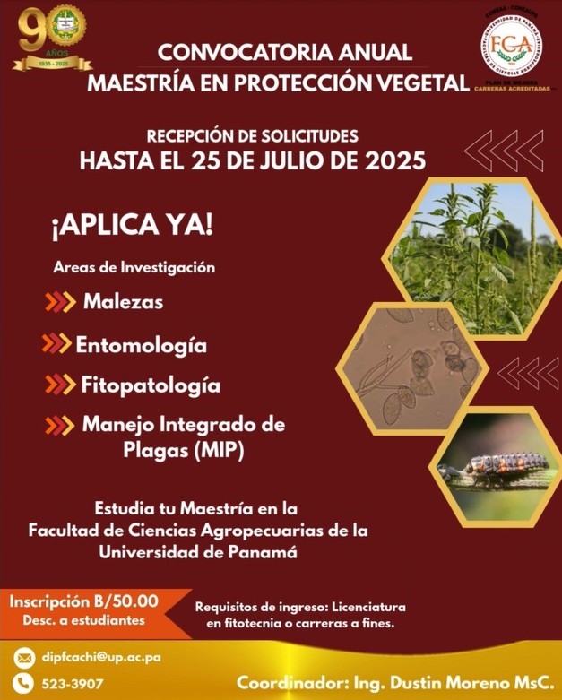 MAESTRIA PROT. VEGETAL CHIRIQUI